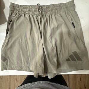 Adidas Men's Beige Athletic Shorts